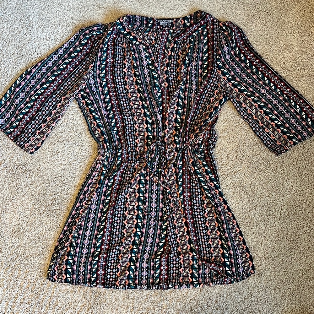 Southwest Patterned Mini Dress‎ by Papermoon